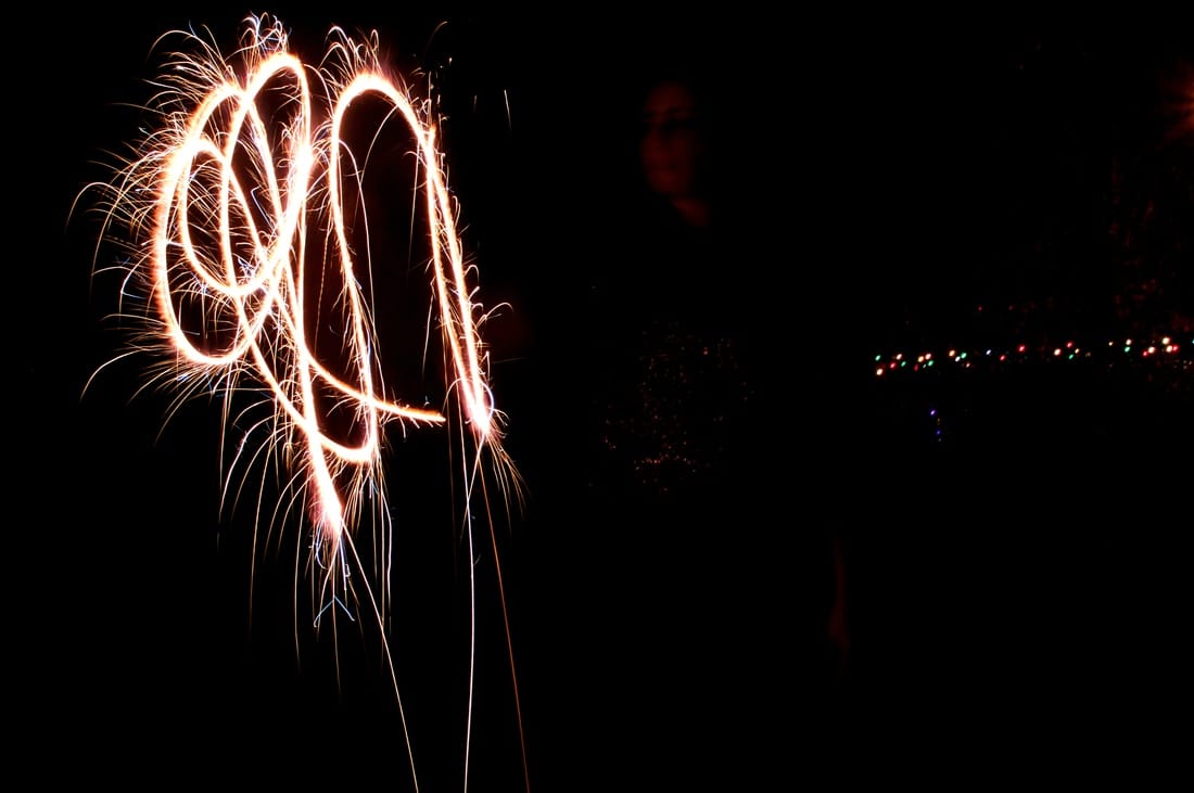 VOGUE INTUITION > New Year's Eve Sparkler Fun